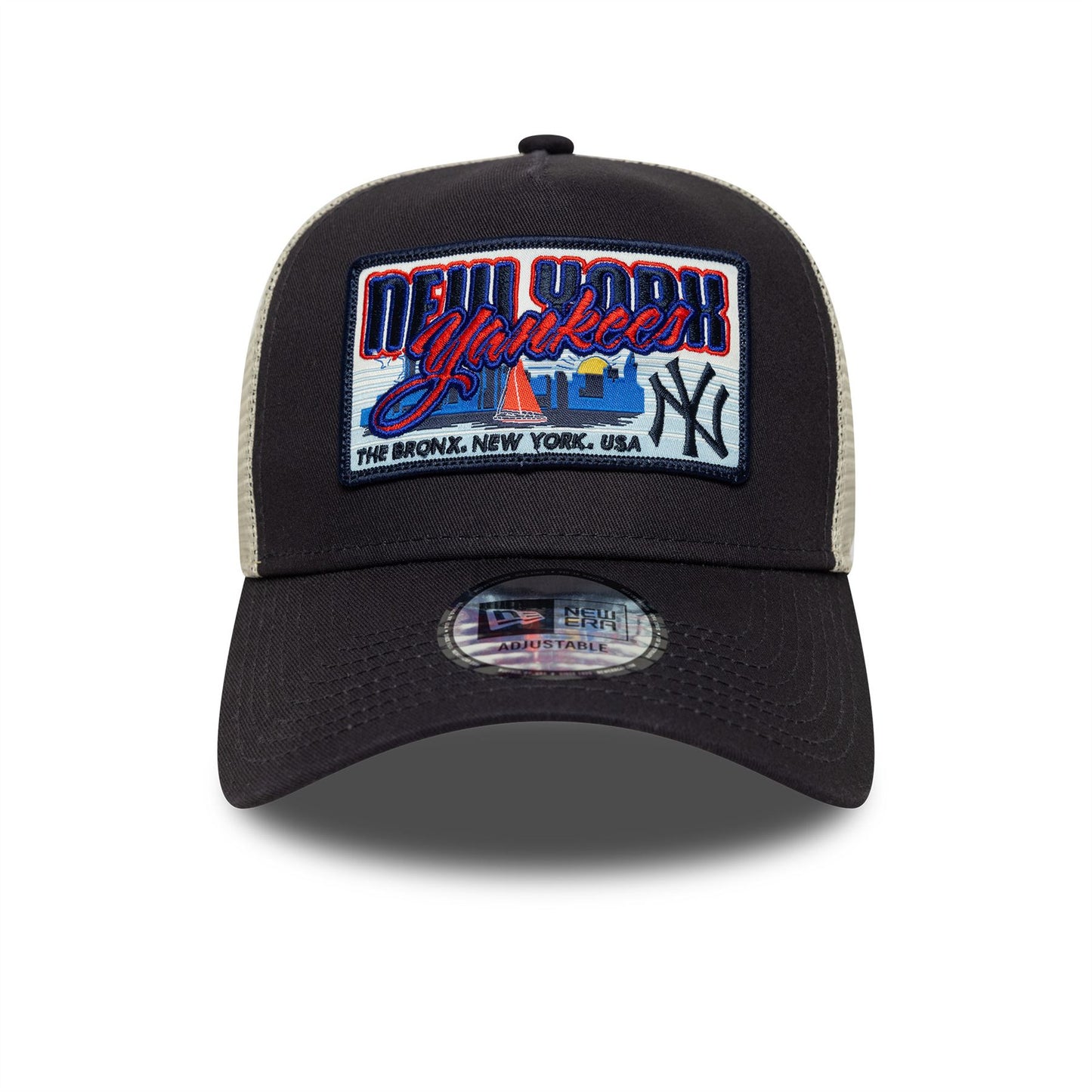 New York Yankees Patch Trucker Adjustable Navy Cap