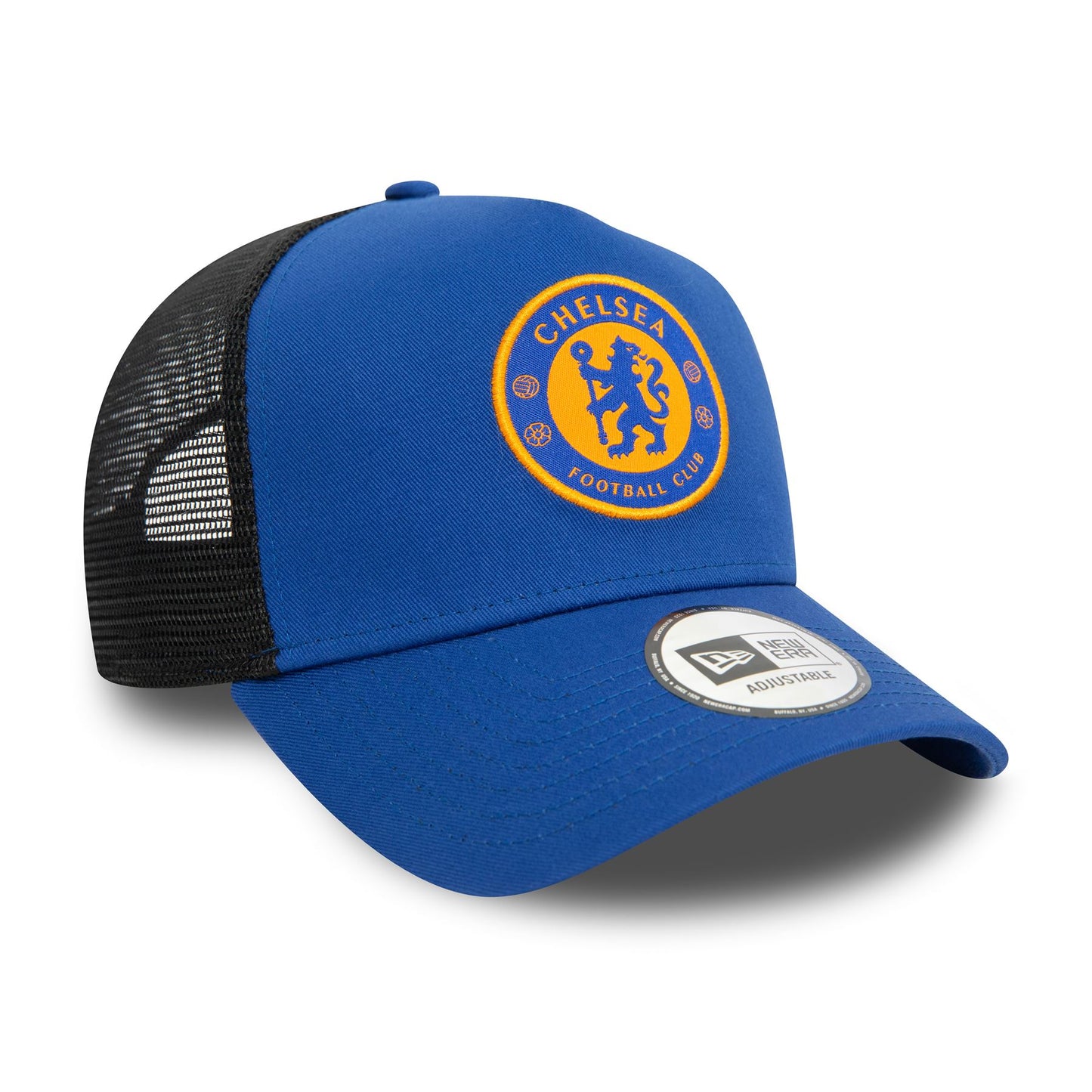 New Era Mens Seasonal Chelsea FC Lion Crest E-FrameTrucker Cap
