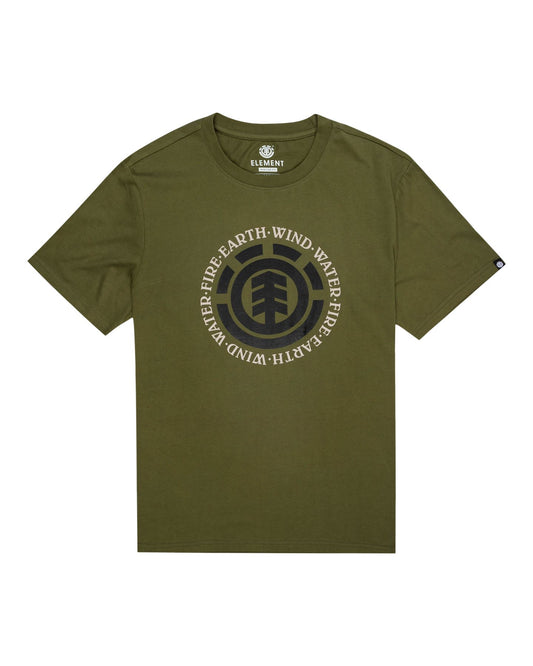 Element Men's Organic Cotton T-Shirt ~ Seal winter moss