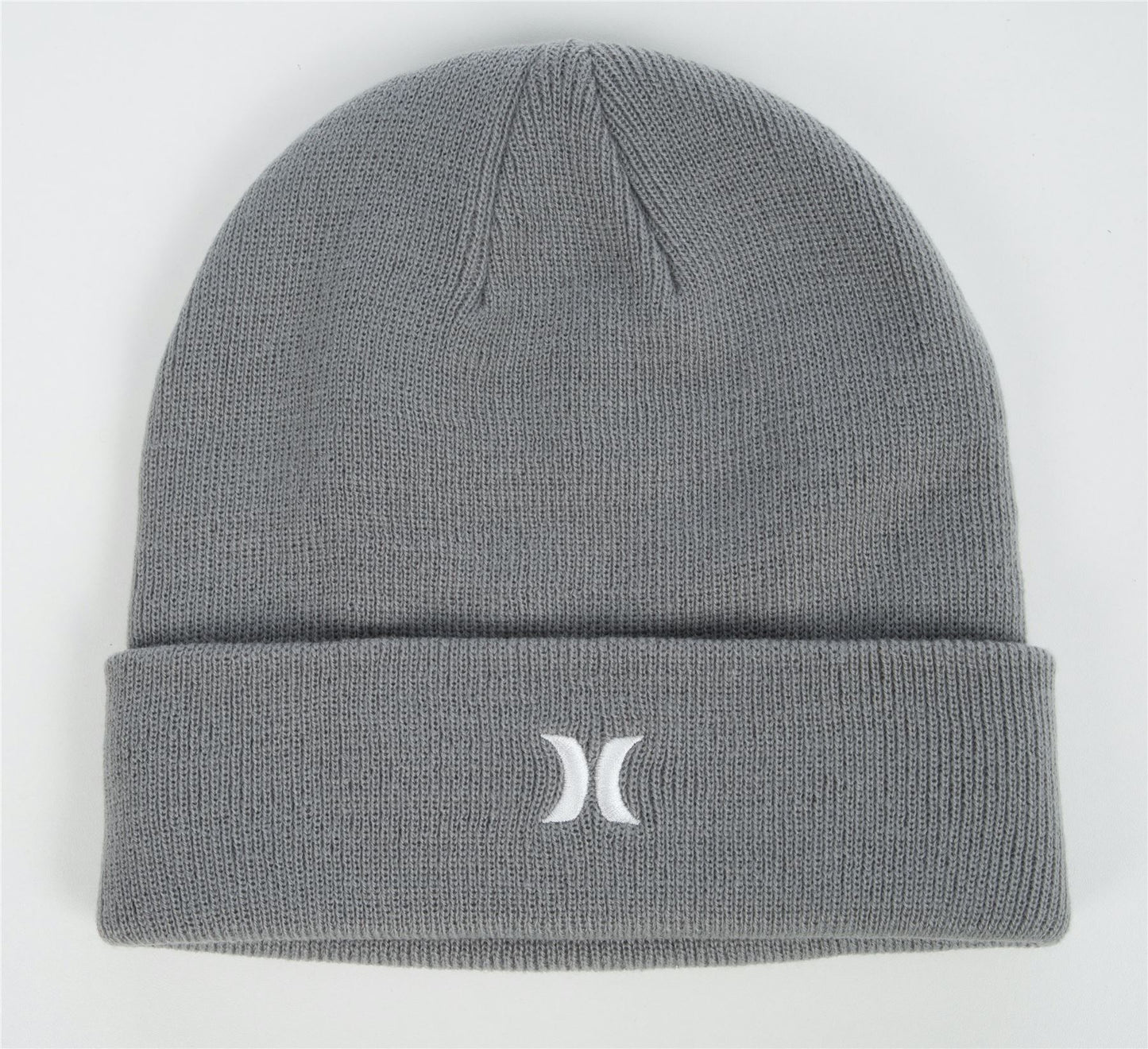 Hurley Men's Cuff Knit Beanie ~ Icon grey