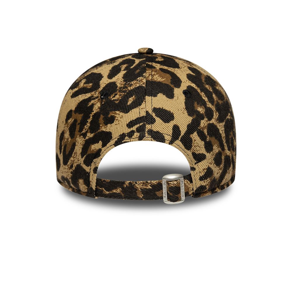 New York Yankees Womens Leopard Dark Brown 9TWENTY Adjustable Cap