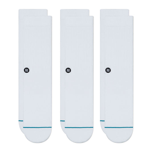 Stance Staples Men's Socks ~ Icon 3 Pack white (NOS)