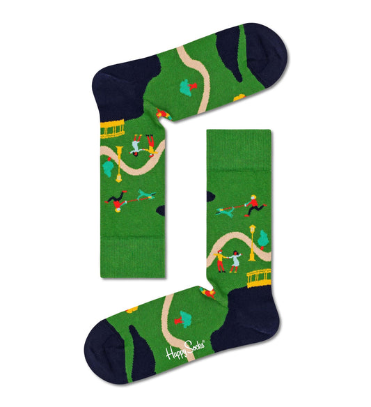 Happy Socks - Crew Socks (Size 41-46) ~ Walk In The Park 7500