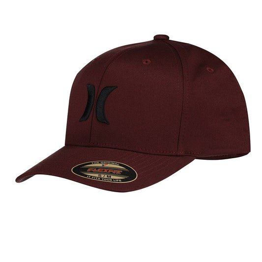 Hurley Men's Flexfit Curve Cap ~ One & Only Mahogany
