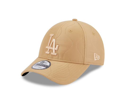 New Era Mens MLB Adjustable 9Forty Quilted Cap ~ LA Dodgers stone