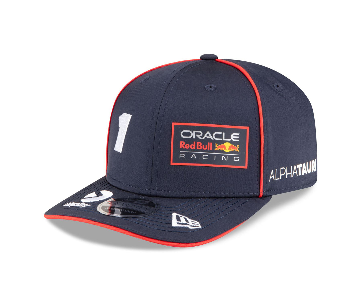 Max Verstappen Red Bull Racing Replica Dark Blue 9SEVENTY Stretch Snap Adjustable Cap