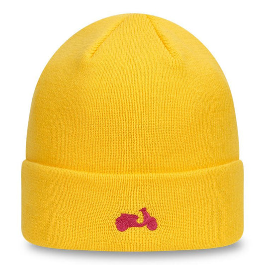 New Era Minibike Knitted Beanie With Cuff ~ Vespa yellow