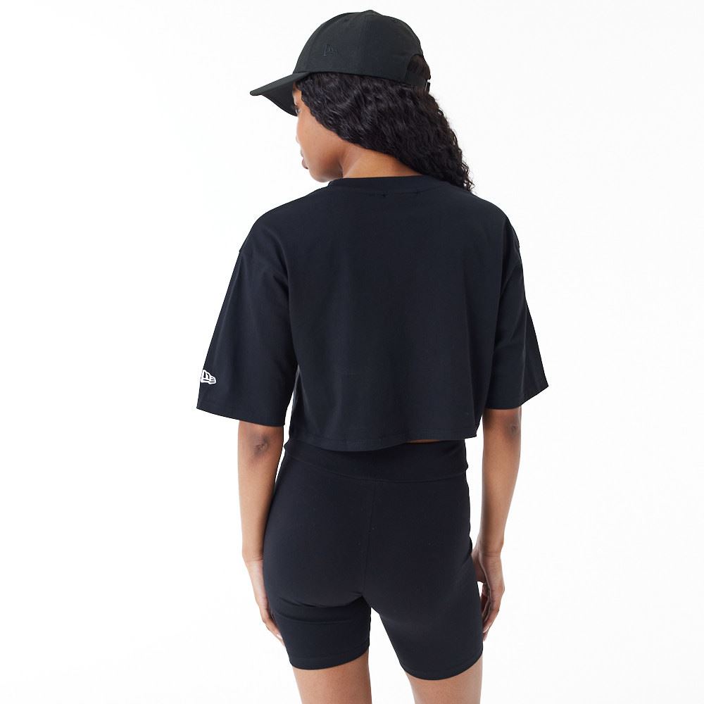 New York Yankees tshirt short sleeve womens cotton crew neck black Lifestyle
