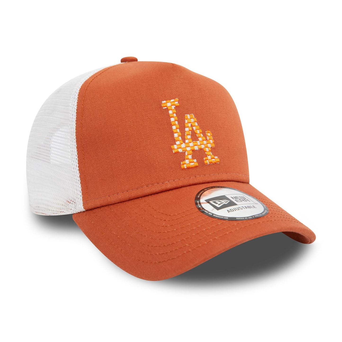 New Era Mens Seasonal Infill Trucker Cap ~ LA Dodgers brown