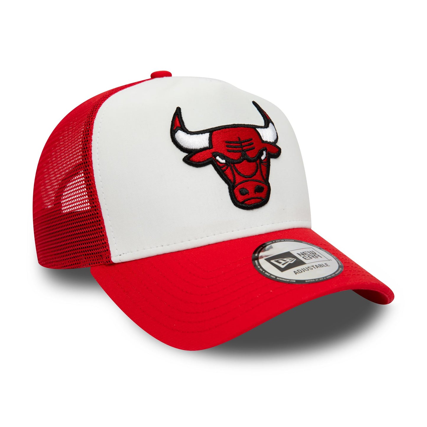 New Era Mens Team Colour Adjustable Trucker  Cap ~ Chicago Bulls red
