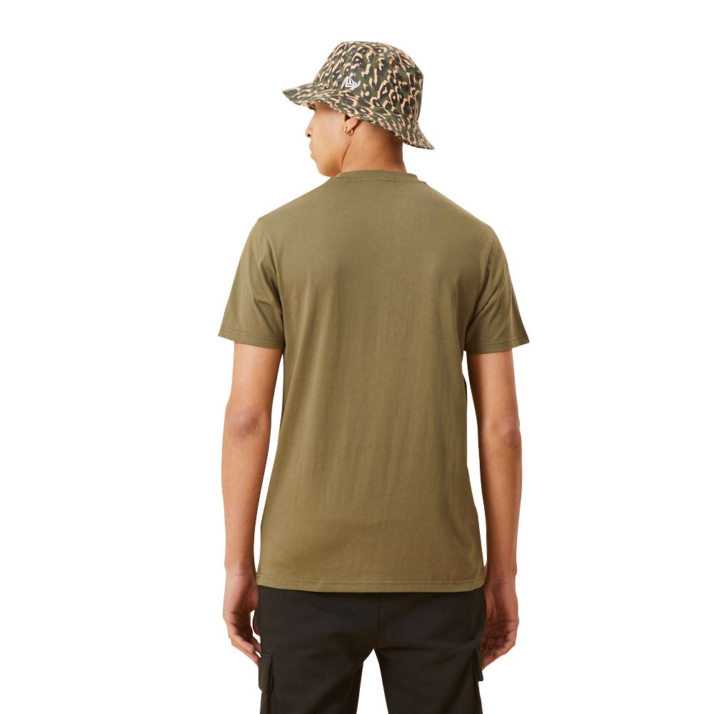 New Era Men's  MLB Left Chest Infill T-Shirt ~ "New York Yankees" olive