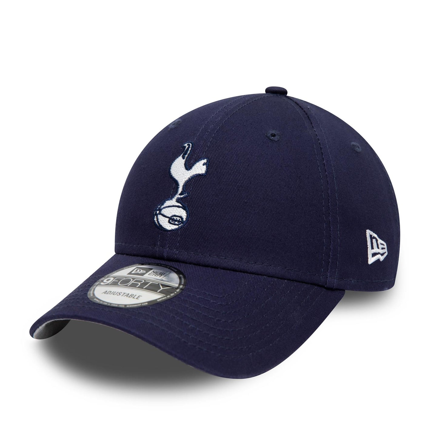 New Era Mens 9Forty Adjustable Curve Brim OSFA Cap ~ Tottenham Hotspur Spurs F.C.Navy