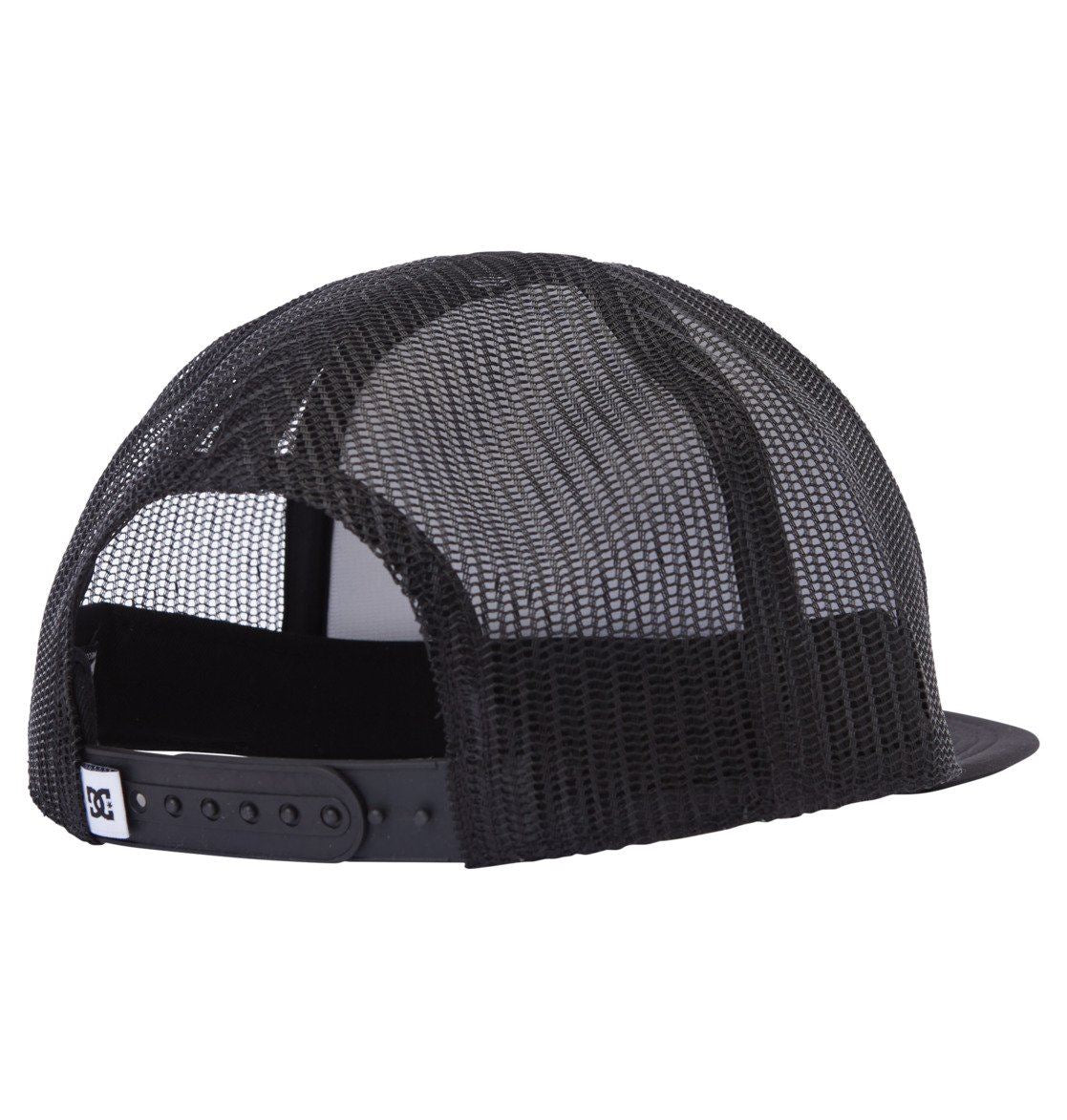 DC Shoes Boys Snapback Flat Brim Trucker Cap ~ Gasstation white