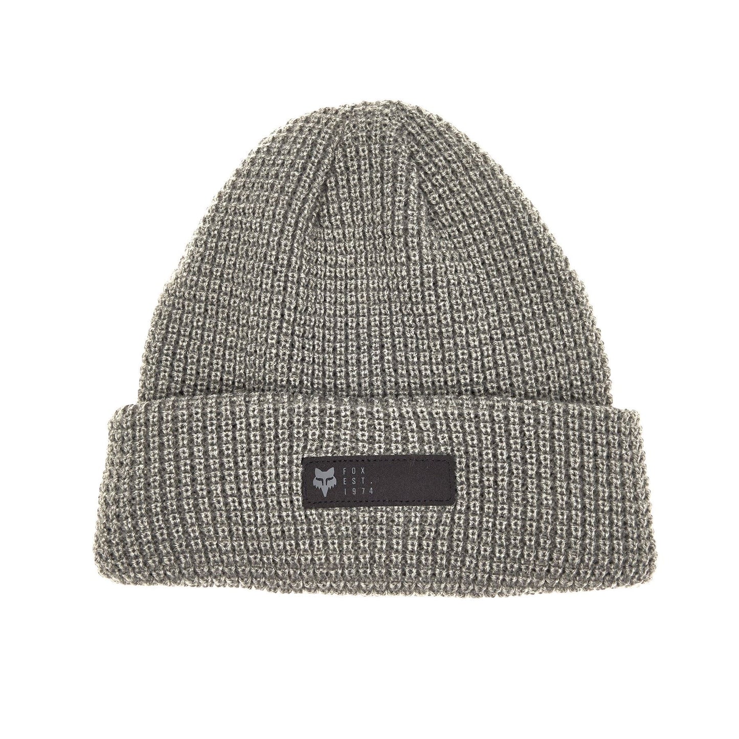 Fox Racing Mens Fleece -Lined Knitted Beanie  ~ Zenther pewter grey