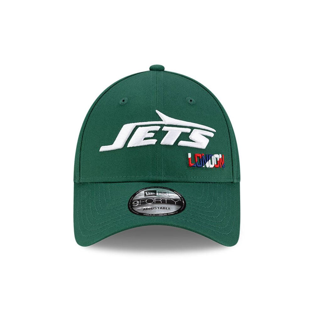 New York Jets NFL London Games 9FORTY Adjustable Cap Green