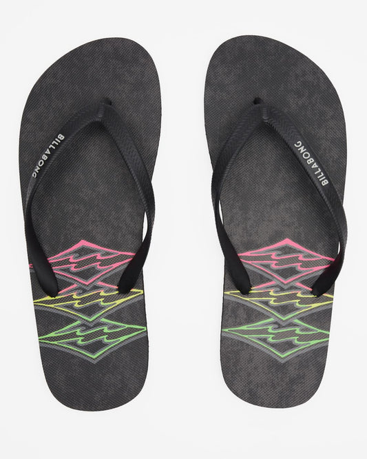 Billabong Sandals Mens Open Toe Tides Stealth Black