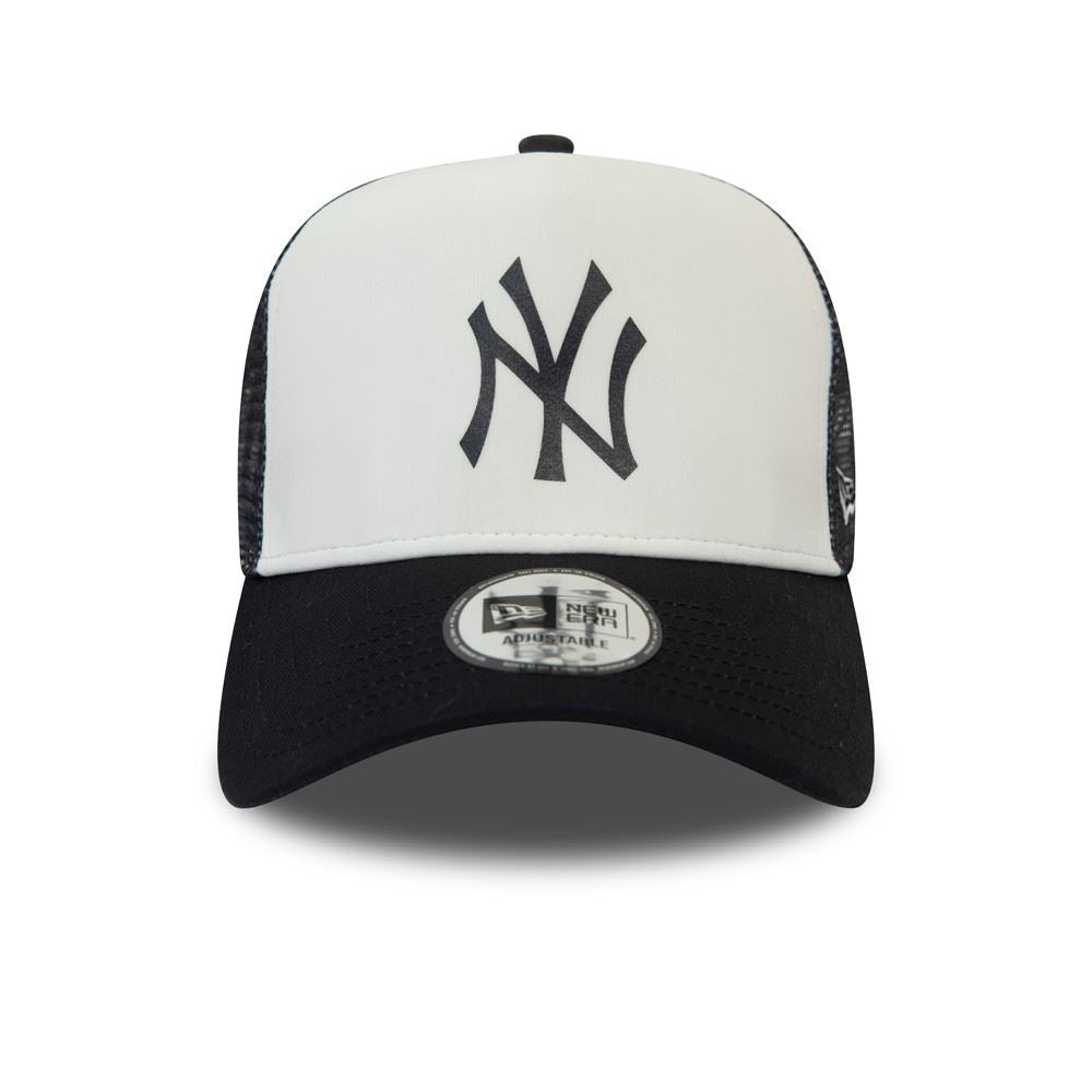 New Era Men's Team Colour Block Trucker Cap ~ New York Yankees white