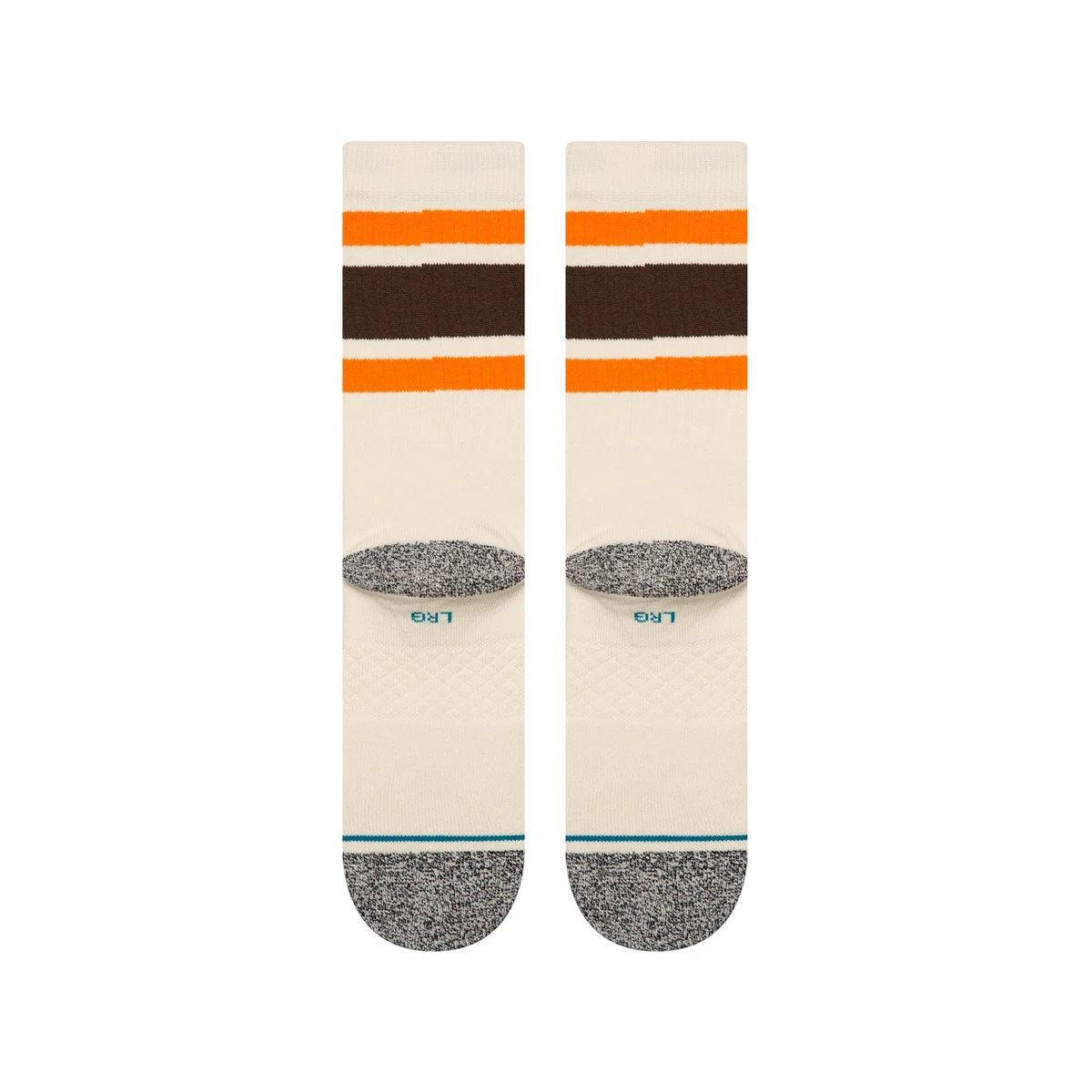 Boyd St Mens Crew Offwhite Socks Stance