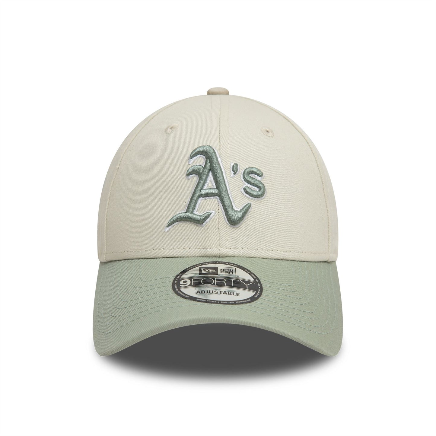 Oakland Athletics World Series Patch Cream 9FORTY Adjustable Cap