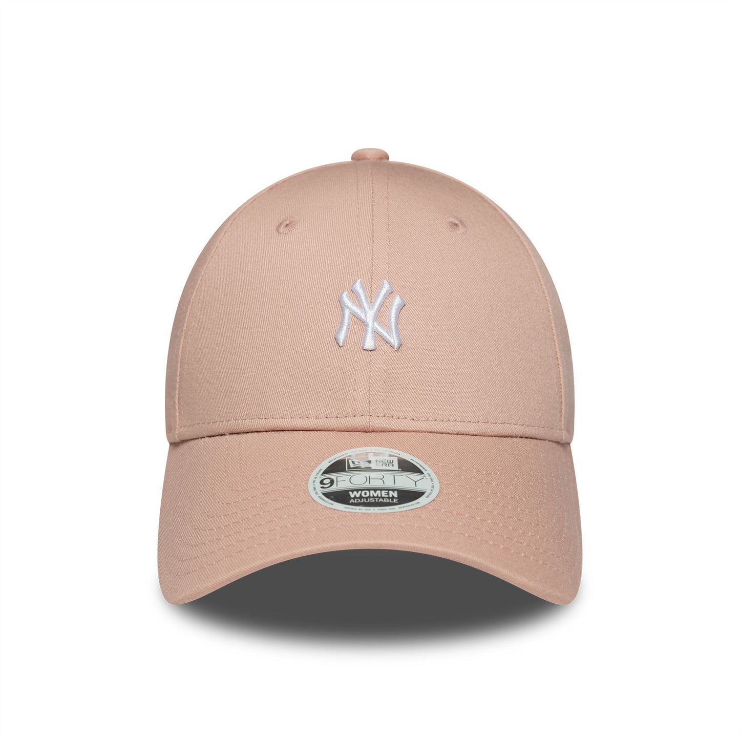 Womans New York Yankees Mini Logo 9Forty Adjustable Pink Cap