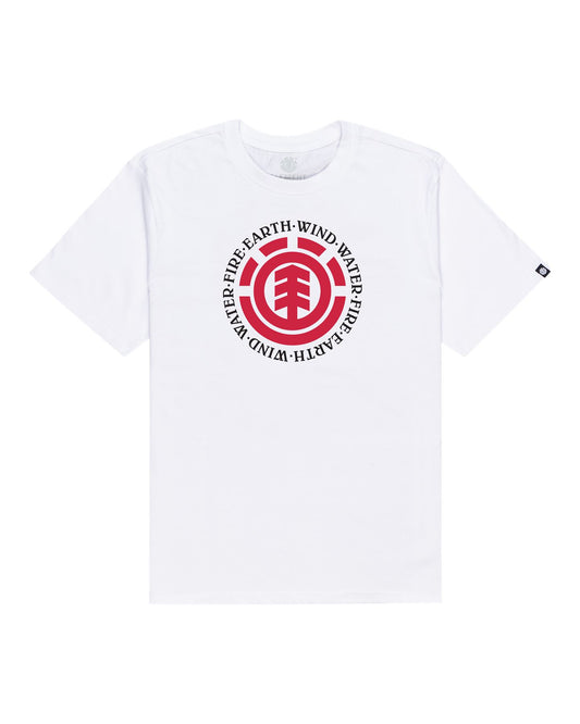 Element Men's Organic Cotton T-Shirt ~ Seal SS optic white