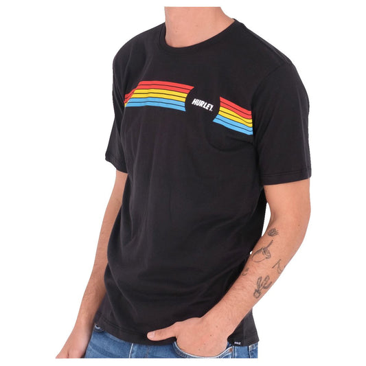 Hurley Men's Cotton T-Shirt ~ Simpleton Fastlane black