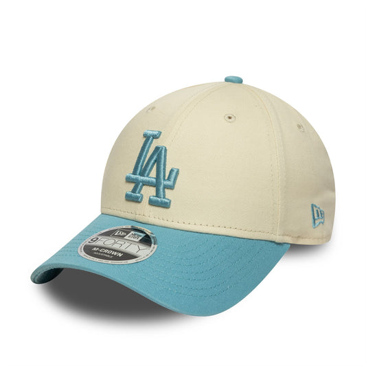 LA Dodgers Colour Block Cream 9FORTY M-Crown Adjustable Cap