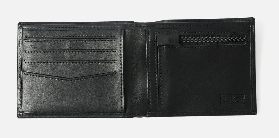 Rip Curl Leather Corpowatu RFID 2 in 1 Mens Wallet Black