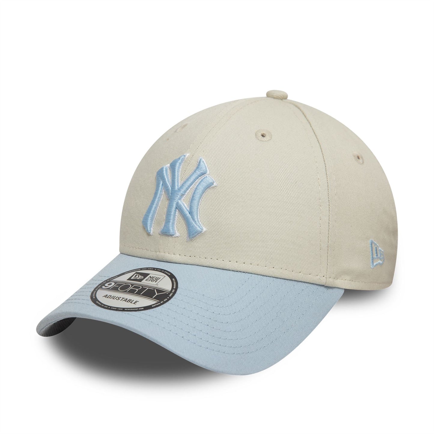 New York Yankees World Series Patch Cream 9FORTY Adjustable Cap