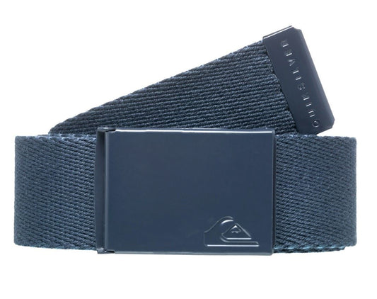 Quiksilver Men's Reversible Web Belt With Bottle Opener The Jam5 Dark Navy