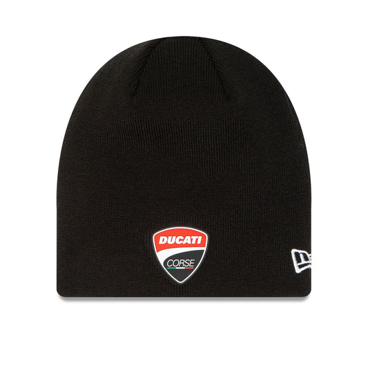 Ducati Corse Rubber Motor Logo Black Beanie