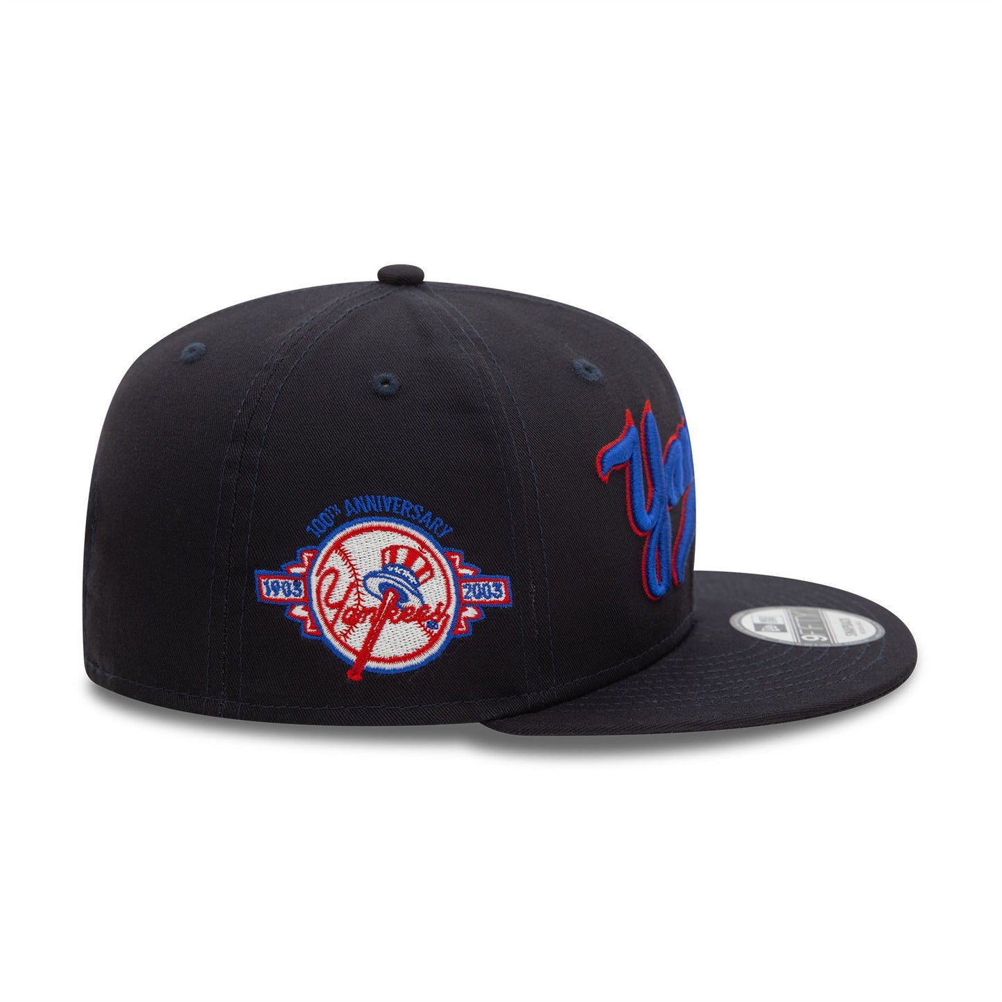 New York Yankees Wordmark Patch Navy 9FIFTY Cap