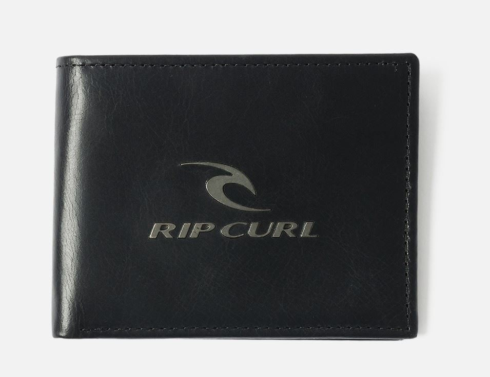 Rip Curl Leather Corpowatu RFID 2 in 1 Mens Wallet Black
