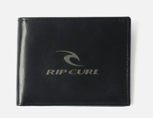 Rip Curl Leather Corpowatu RFID 2 in 1 Mens Wallet Black