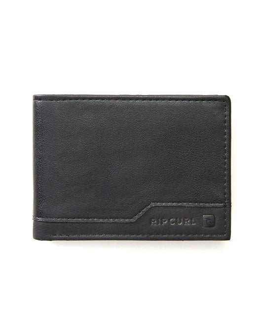 Rip Curl Men's All Day Wallet ~ Ridge black grey