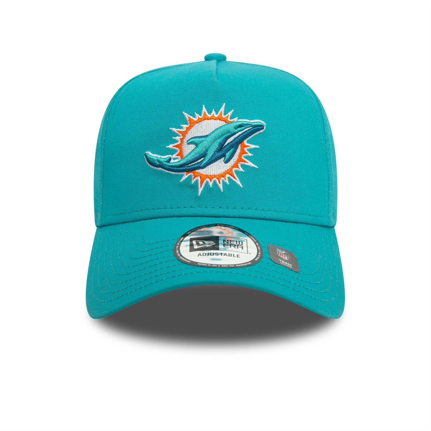 New Era Mens OTC NFL EFrame Cap ~ Miami Dolphins blue