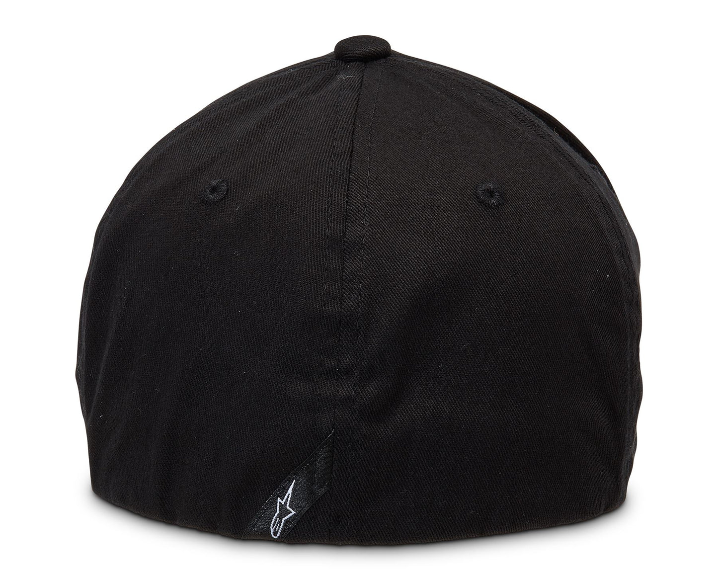 Alpinestars Mens 6 panel Curve Flexfit Cap ~ Ageless Black White (NOS)