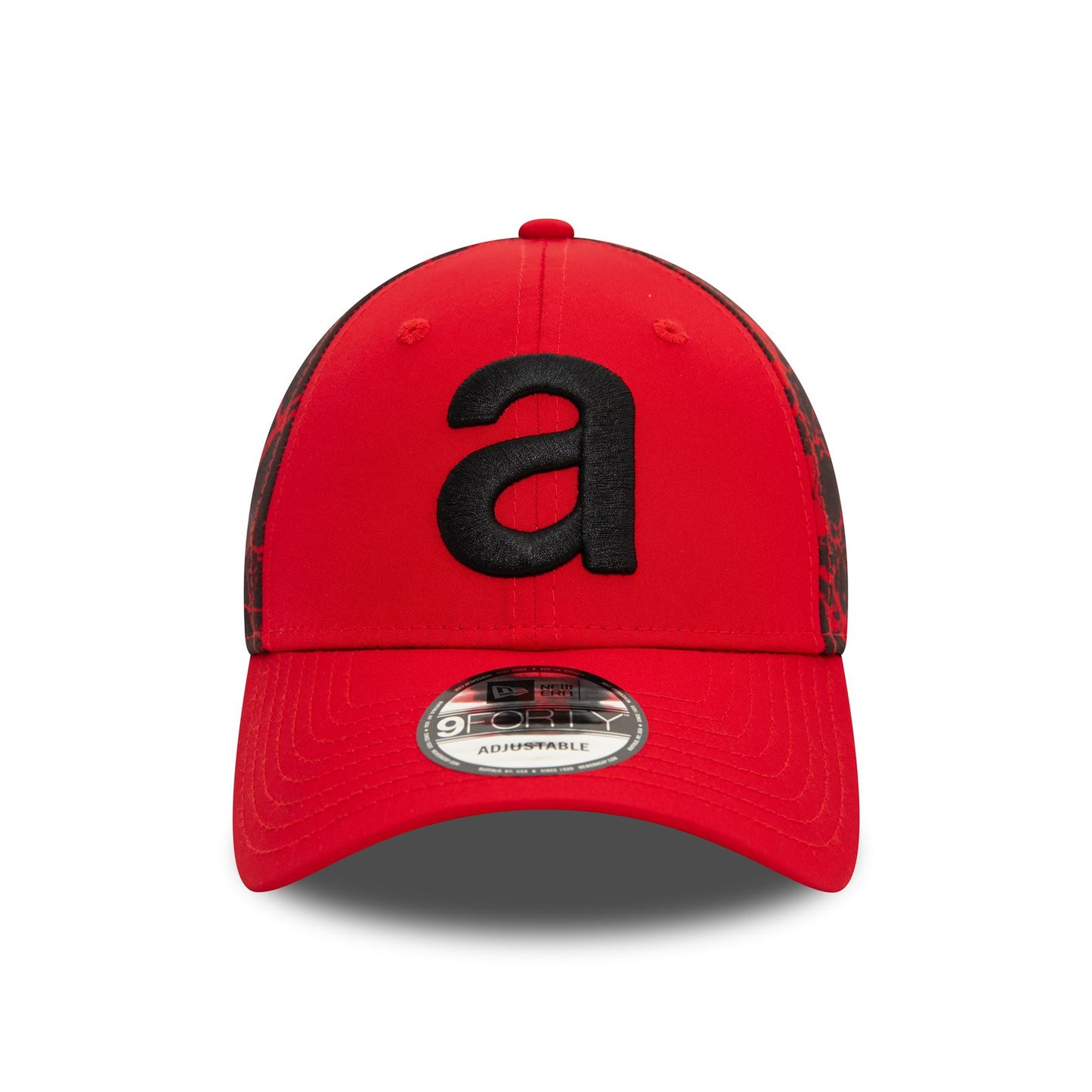 New Era Mens Crackle Print 9Forty Cap ~ Aprilia red