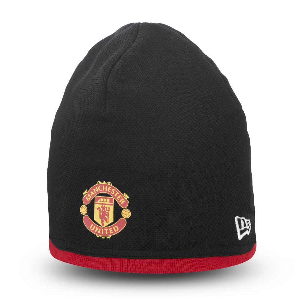 New Era Mens Cuff Core Beanie ~ Manchester United black