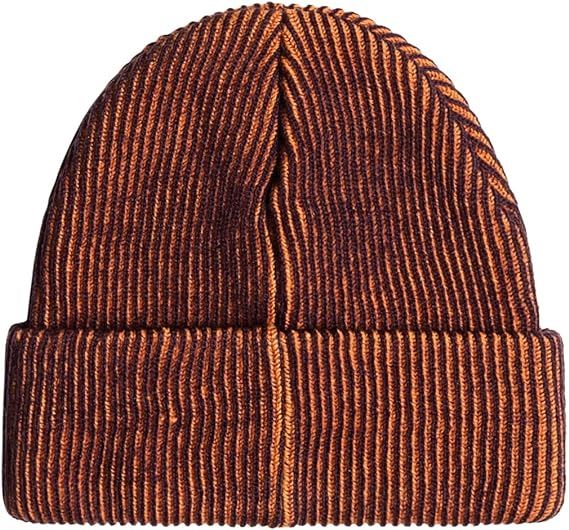Billabong Mens Knitted Cuff Beanie ~ Arch Patch orange