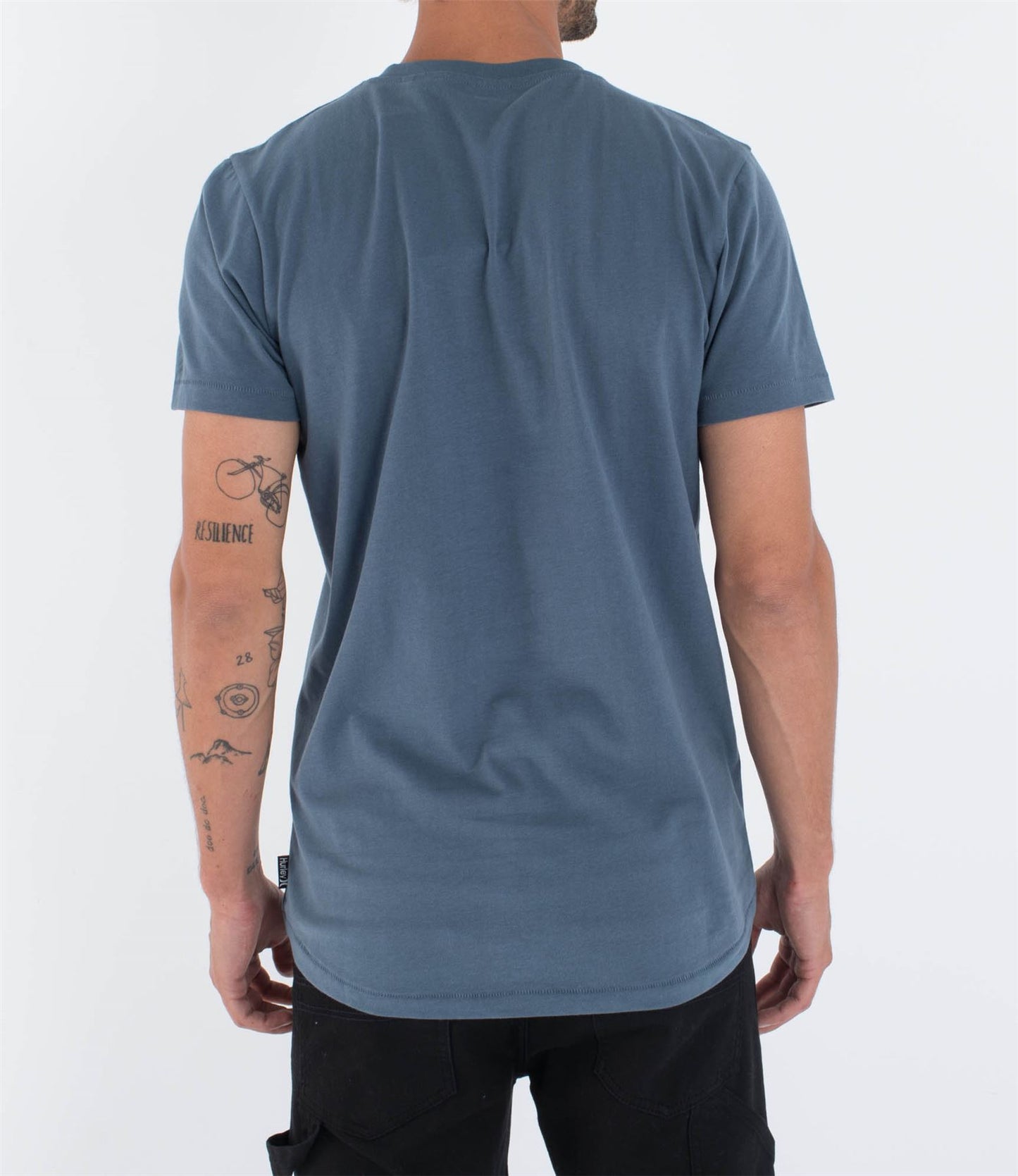 Hurley Low Tide T-Shirt Short Sleeve Blue