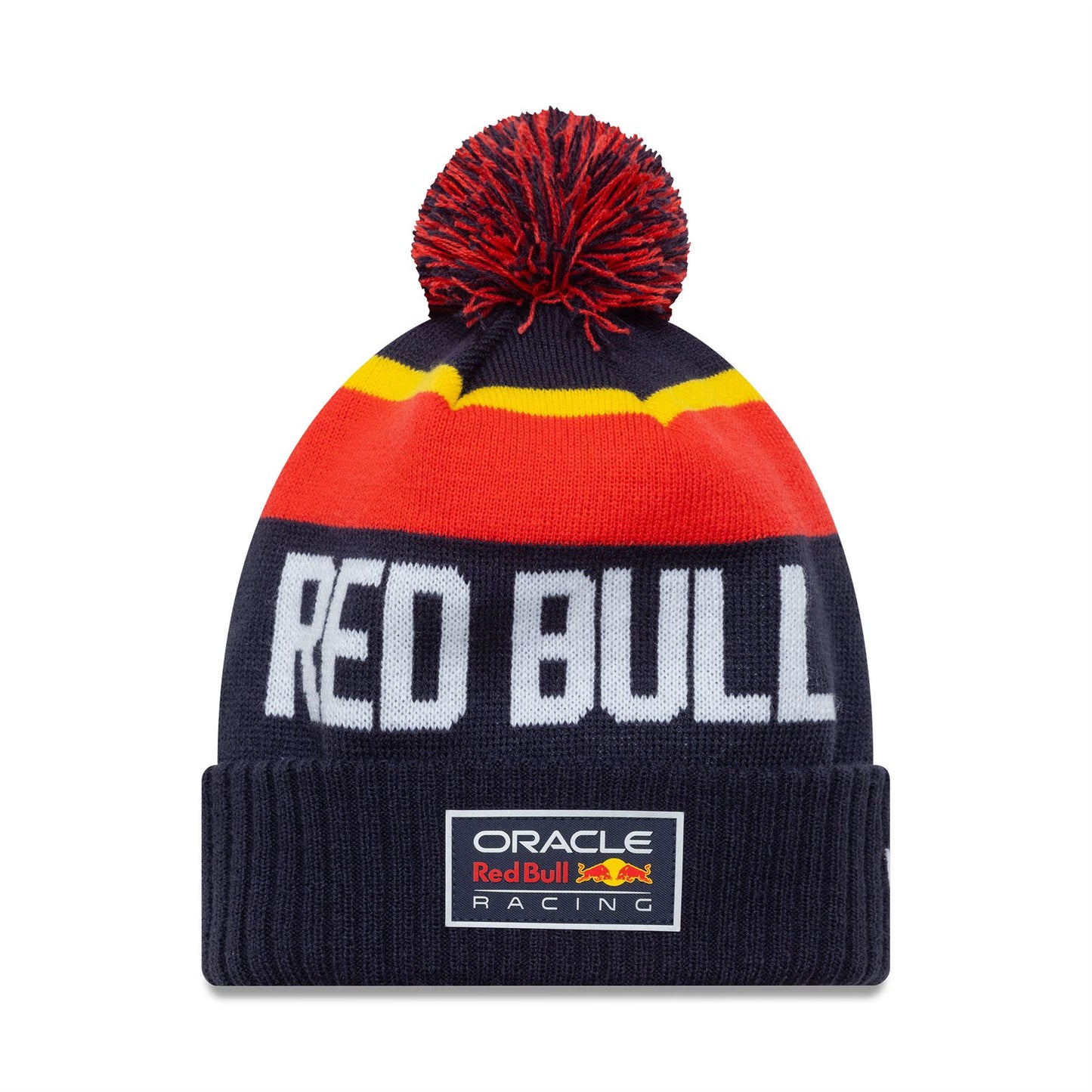 Red Bull Racing Wordmark Dark Blue Cuff Knit Beanie Hat