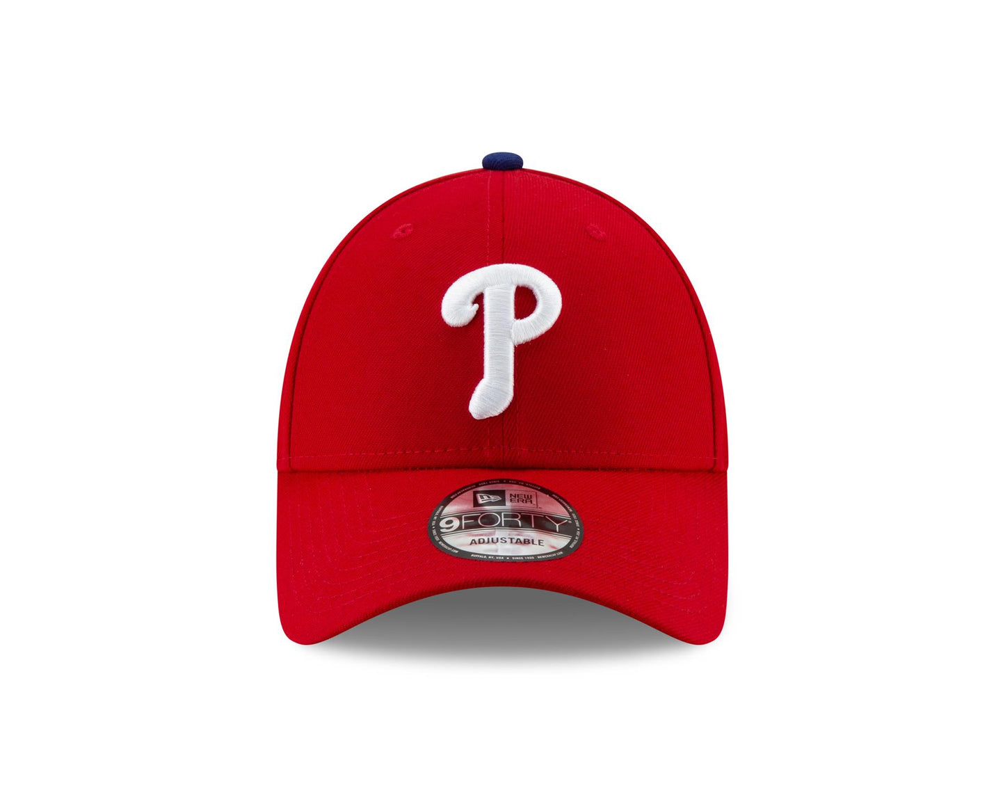 New Era Mens MLB Adjustable 9Forty Curve The League OSFA Cap ~ Philadelphia Phillies Red