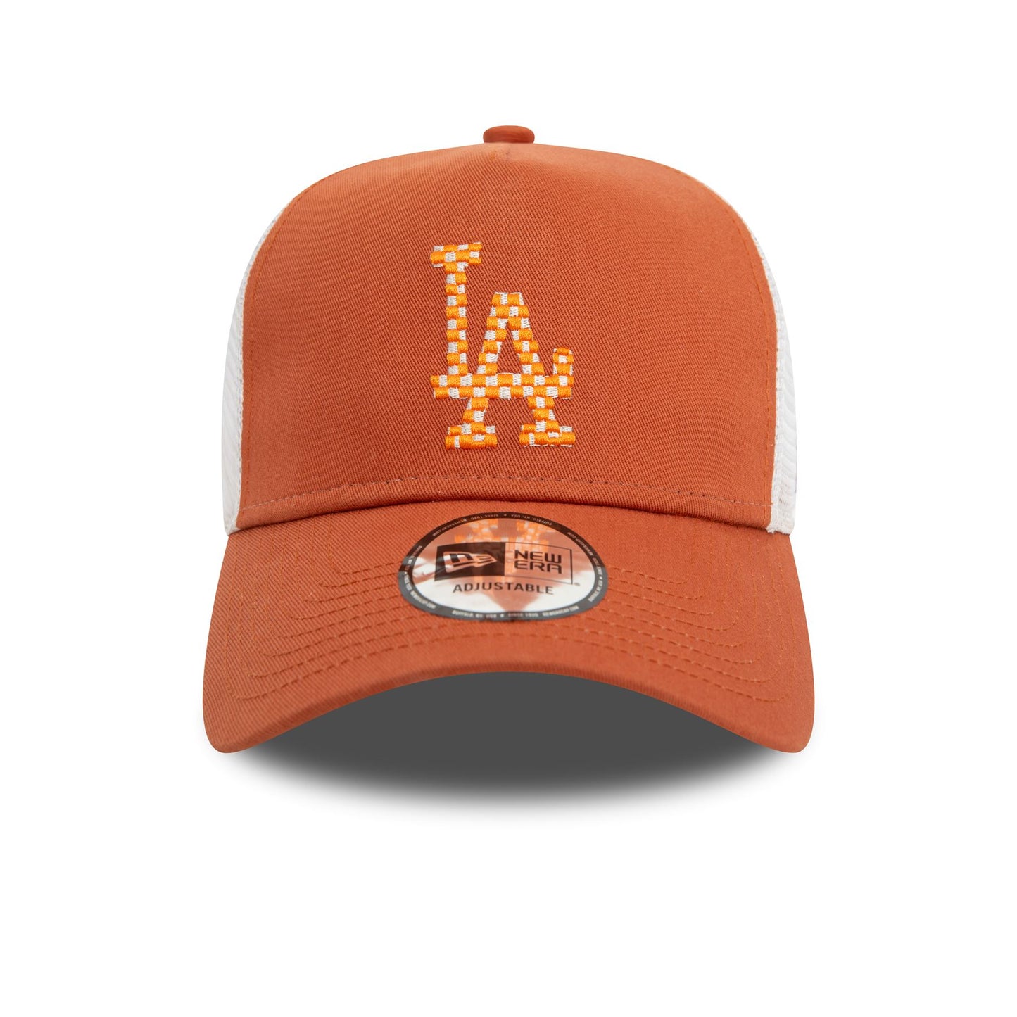 New Era Mens Seasonal Infill Trucker Cap ~ LA Dodgers brown