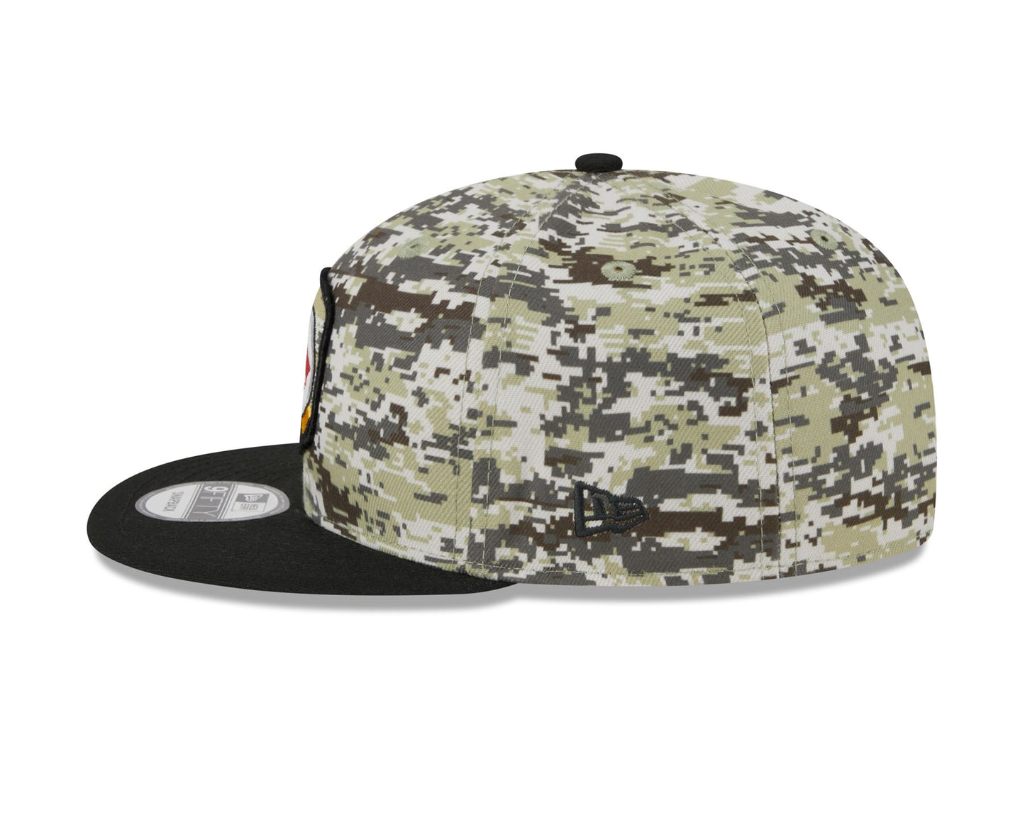 New Era Mens NFL Salute To Service Snapback 9Fifty Cap ~ 'Pittsburgh Steelers' camo