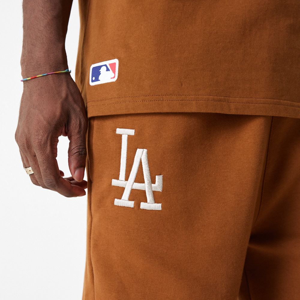 New Era Mens League Essential Jogger ~ LA Dodgers  brown