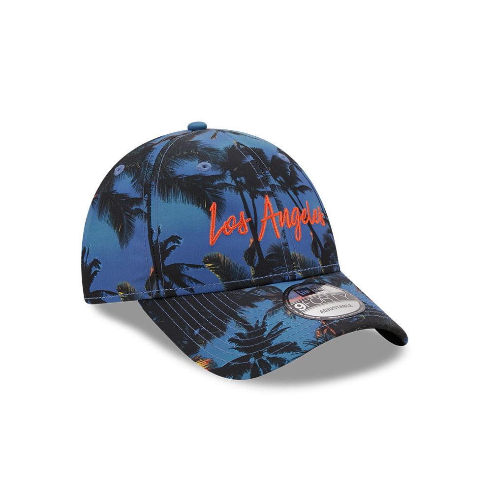 New Era Men's Adjustable 9Forty Cap ~ Tropical blue