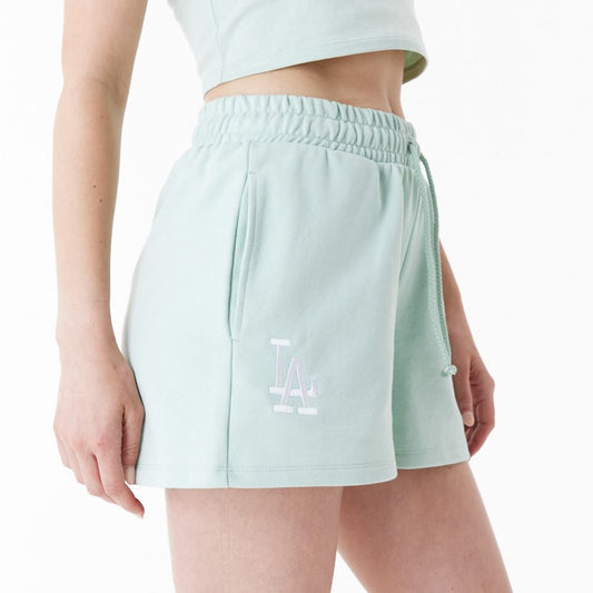 New Era Womens MLB Lifestyle Team Shorts ~ LA Dodgers mint