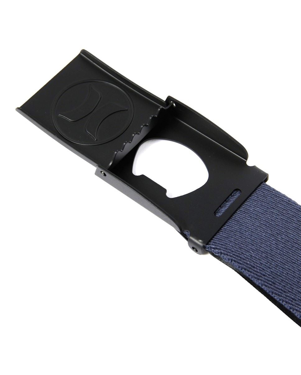 Hurley Mens Navy Web Belt With Bottle Opener