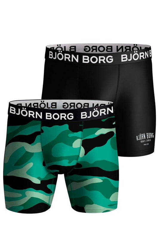 Bjorn Borg  2 Pack Performance Stretch Boxer Shorts